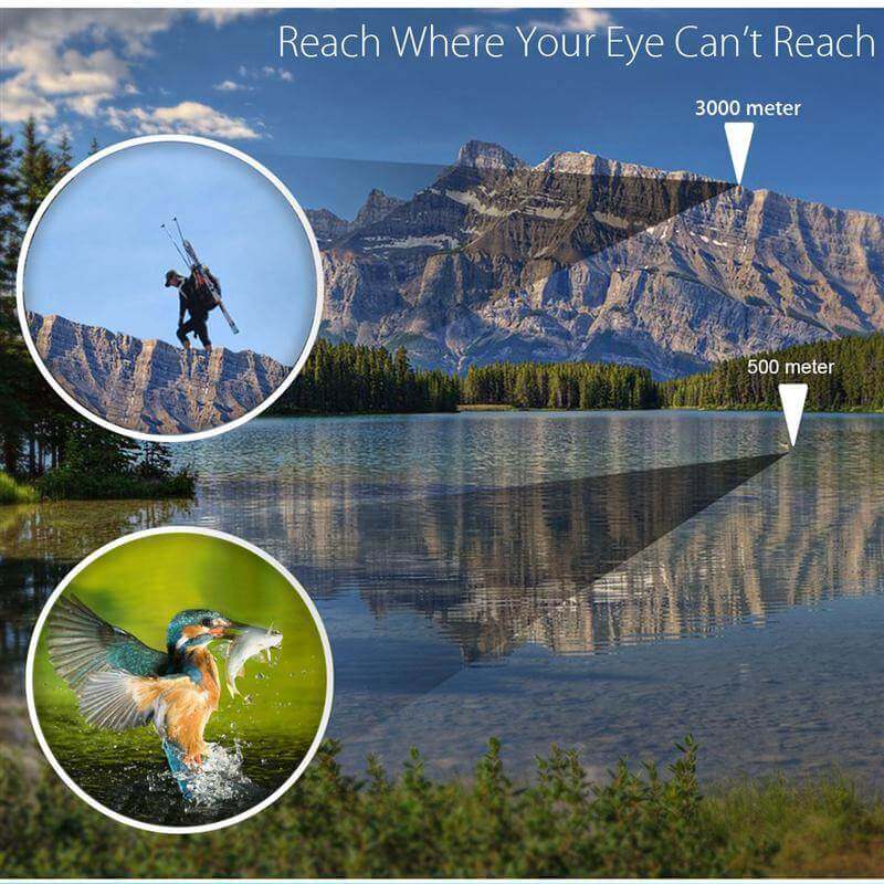 Telescope 60X60 Powerful Binoculars Hd High Magnification For Outdoor Hunting Optical Scopes Lll Night Vision Fixed Zoom - Gadget Aliens 