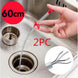 60CM Sewer Dredger Spring Pipe Dredging Tool Household Hair Cleaner Drain Clog Remover Cleaning Tools Household For Kitchen Sink Kitchen Gadgets - Gadget Aliens 