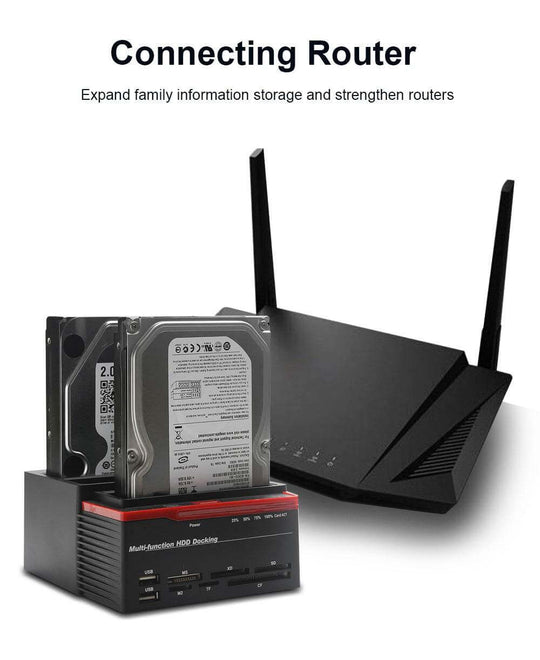 Hard Disk Box Clone Copy Backup Device - Gadget Aliens