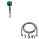 Propeller Driven Shower Head With Stop Button And Cotton Filter Turbocharged High Pressure Handheld Shower Nozzle - Gadget Aliens 
