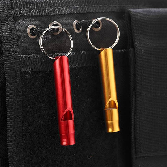 Aluminum survival whistle - Gadget Aliens 
