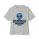 New Earth 0010110 Alien Tee – Unisex Boxy Fit Shirt for Good Vibes & Casual Style
