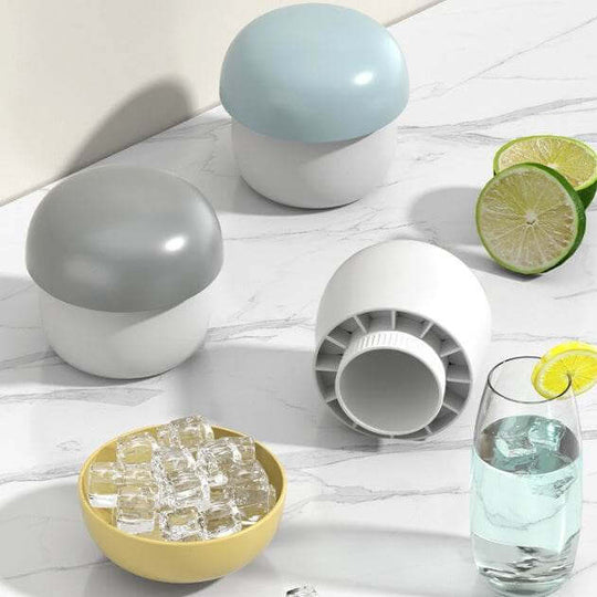 Ice Block Mold Silicone Mushroom Ice Cup Frozen Refrigerator Ice Grid Box Durable Easy Demould Bucket Homemade Crushed Ice Maker Ktichen Gadgets - Gadget Aliens 