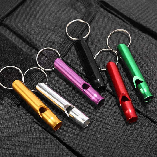 Aluminum survival whistle - Gadget Aliens 
