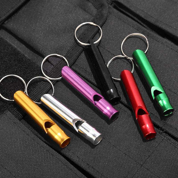 Aluminum survival whistle - Gadget Aliens 