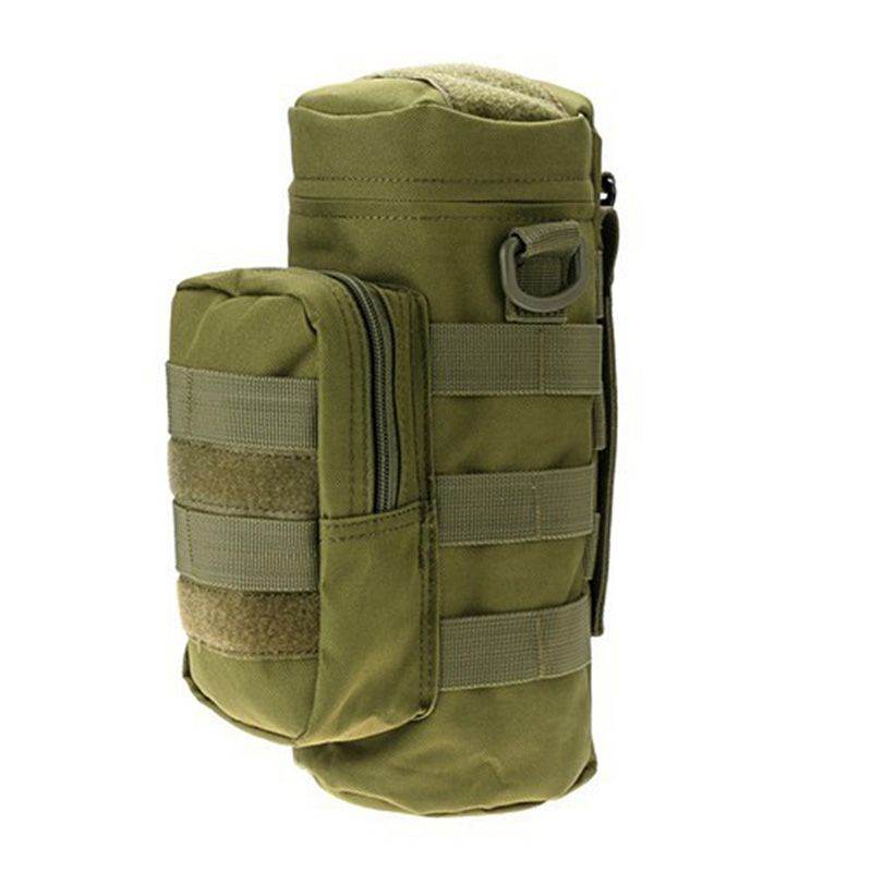 Outdoors Molle Water Bottle Pouch Tactical Gear Kettle Waist Shoulder Bag for Army Fans Climbing Camping Hiking Bags - Gadget Aliens