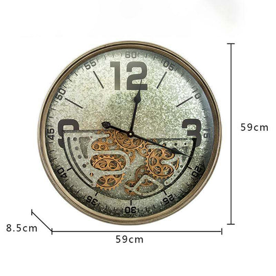 Creative Metal Gear Wall Clock - Gadget Aliens 
