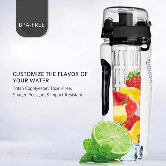 32Oz BPA-Free Fruit Infuser Water Bottle - Hydrate with Flavor - Gadget Aliens 