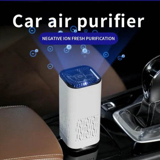 Car Air Purifier Portable Negative Ion Generator Remove Formaldehyde Dust Smoke Air Freshen Washer For Home Car - Gadget Aliens