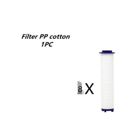 Propeller Driven Shower Head With Stop Button And Cotton Filter Turbocharged High Pressure Handheld Shower Nozzle - Gadget Aliens 