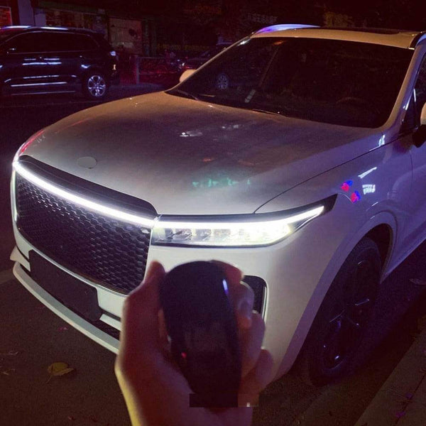 Upgrade Your Vehicle With A Universal 12V, 10W Start-Scan Car LED Hood Light White 70In Dynamic Daytime Running Light - Gadget Aliens 