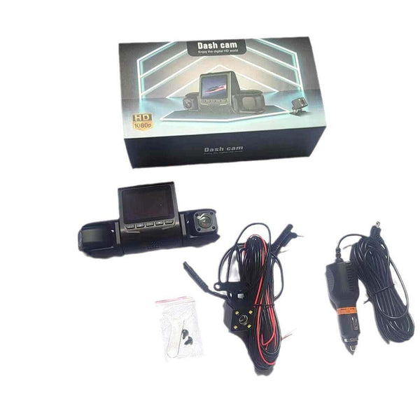 Same Display Three Recording 1080p Front And Rear Car Reversing Image - Gadget Aliens 