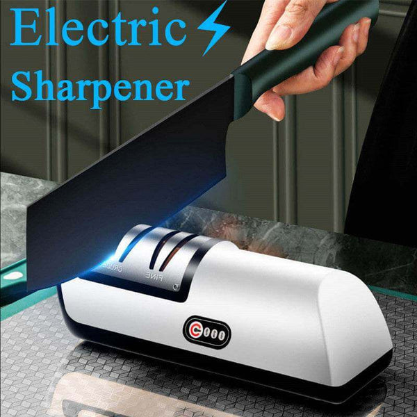 USB Rechargeable Electric Knife Sharpener Automatic Adjustable Kitchen Tool For Fast Sharpening Knives Scissors And Grinders Gadgets - Gadget Aliens 