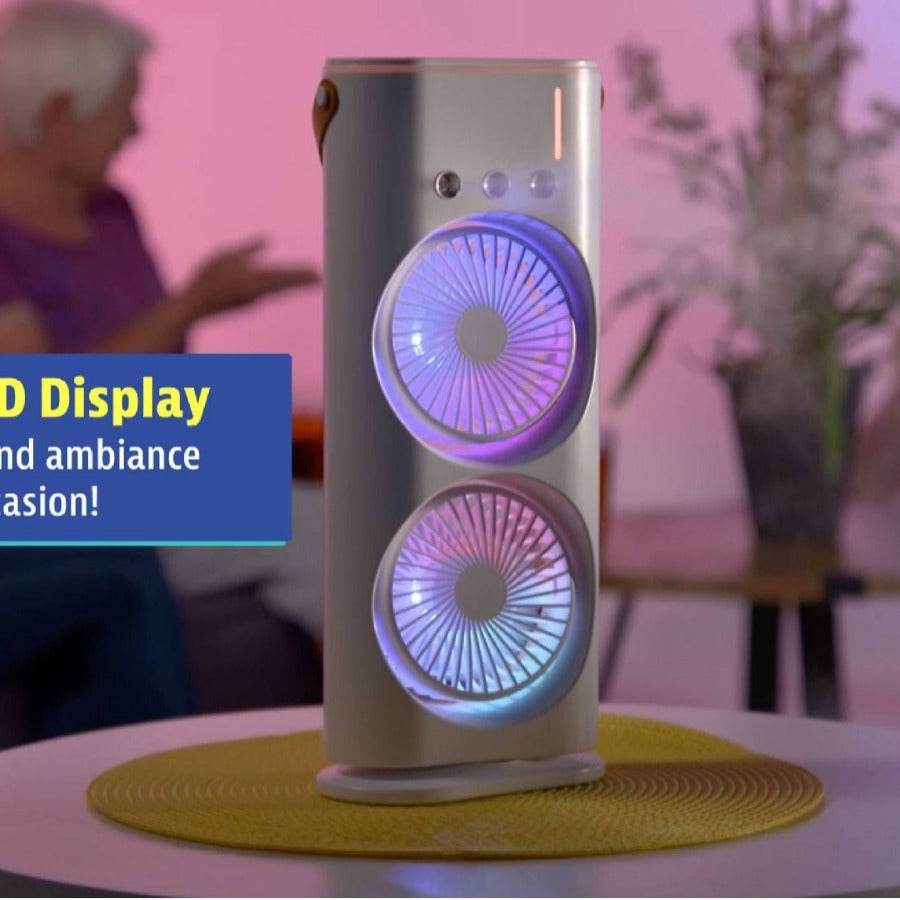 Double-ended Spray Humidifier Air Conditioner Hydrocooling Portable Air Cooler - Gadget Aliens 