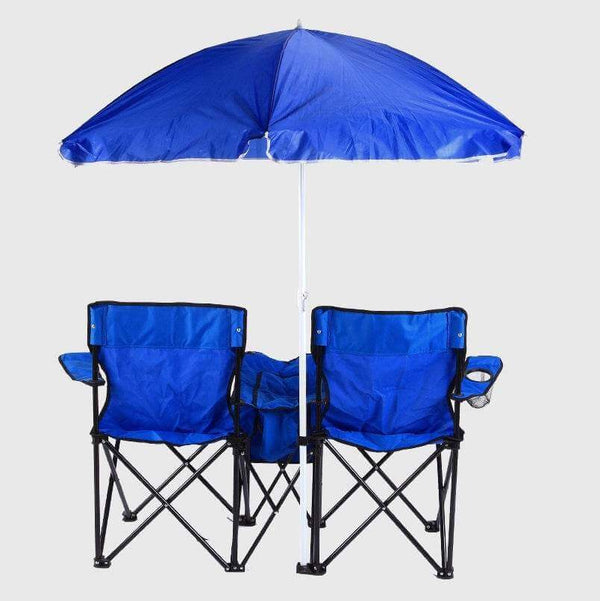 Outdoor Double Portable Camping Folding Chair - Gadget Aliens