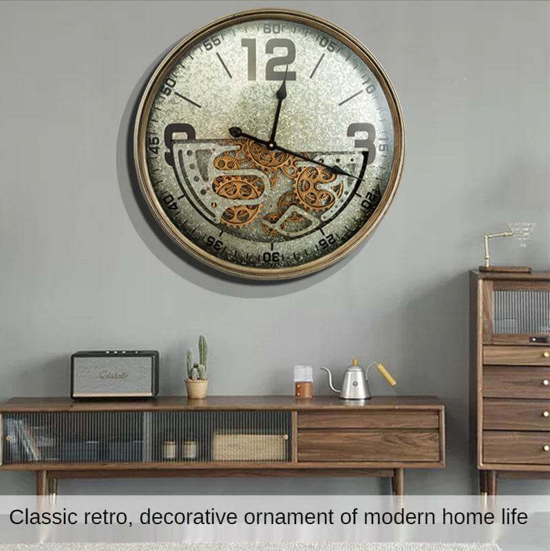 Creative Metal Gear Wall Clock - Gadget Aliens
