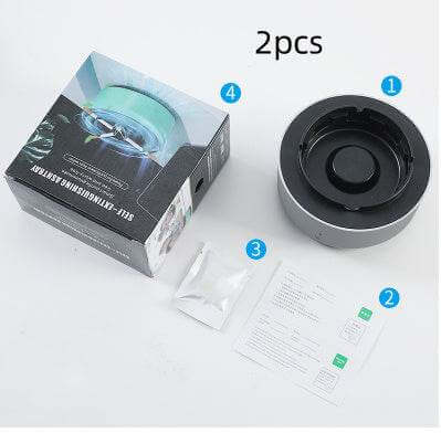 Smoke Removal Air Purification Ashtray Anion Purification Practical Automatic Purifier Ashtray Portable Gadgets For Car Ashtray - Gadget Aliens 