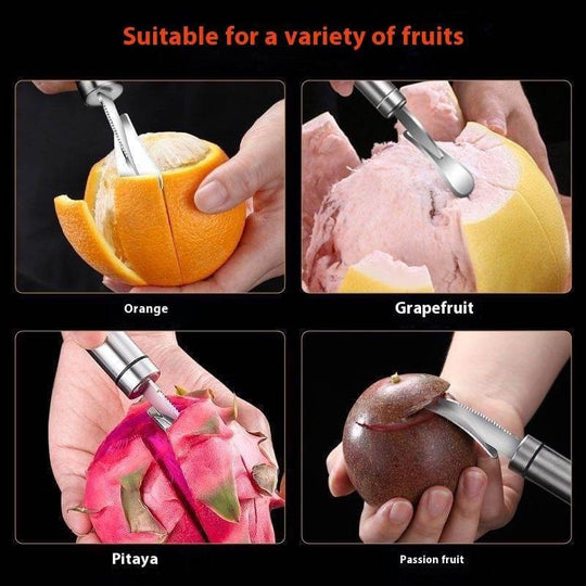 Orange-peeling Device Stainless Steel Household Peeling Kitchen Gadgets - Gadget Aliens