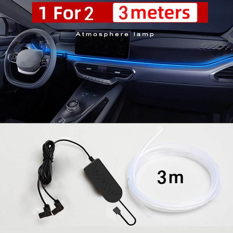 Car USB Atmosphere Light Modification Center Control Instrument Panel - Gadget Aliens