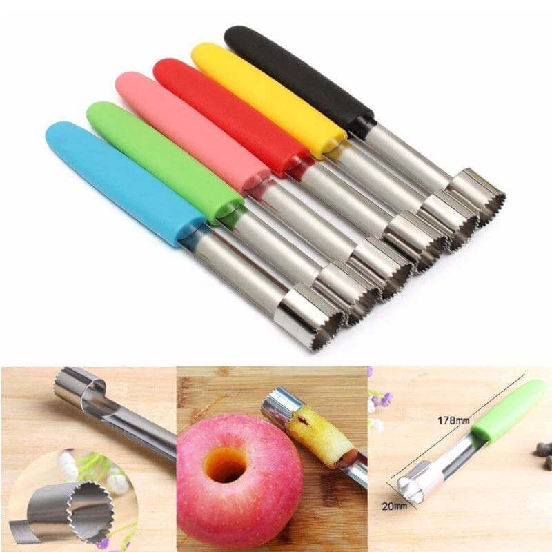 Stainless Steel Fruit Corer Core Extractor Kitchen Gadgets - Gadget Aliens 