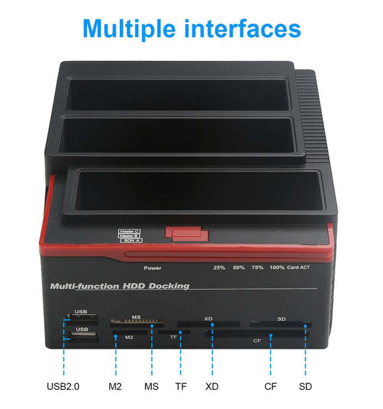 Hard Disk Box Clone Copy Backup Device - Gadget Aliens 