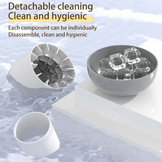 Ice Block Mold Silicone Mushroom Ice Cup Frozen Refrigerator Ice Grid Box Durable Easy Demould Bucket Homemade Crushed Ice Maker Ktichen Gadgets - Gadget Aliens 