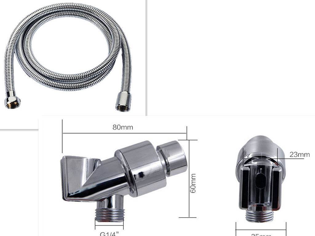 Propeller Driven Shower Head With Stop Button And Cotton Filter Turbocharged High Pressure Handheld Shower Nozzle - Gadget Aliens 