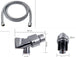 Propeller Driven Shower Head With Stop Button And Cotton Filter Turbocharged High Pressure Handheld Shower Nozzle - Gadget Aliens 