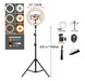 Ring Mobile Phone Holder Bracket Tripod Round Fill Light 3 Colors - Gadget Aliens 