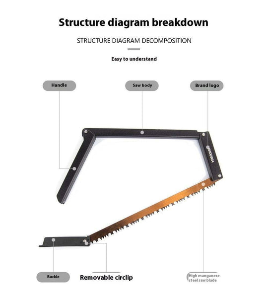 Outdoor Foldable Saw - Gadget Aliens 