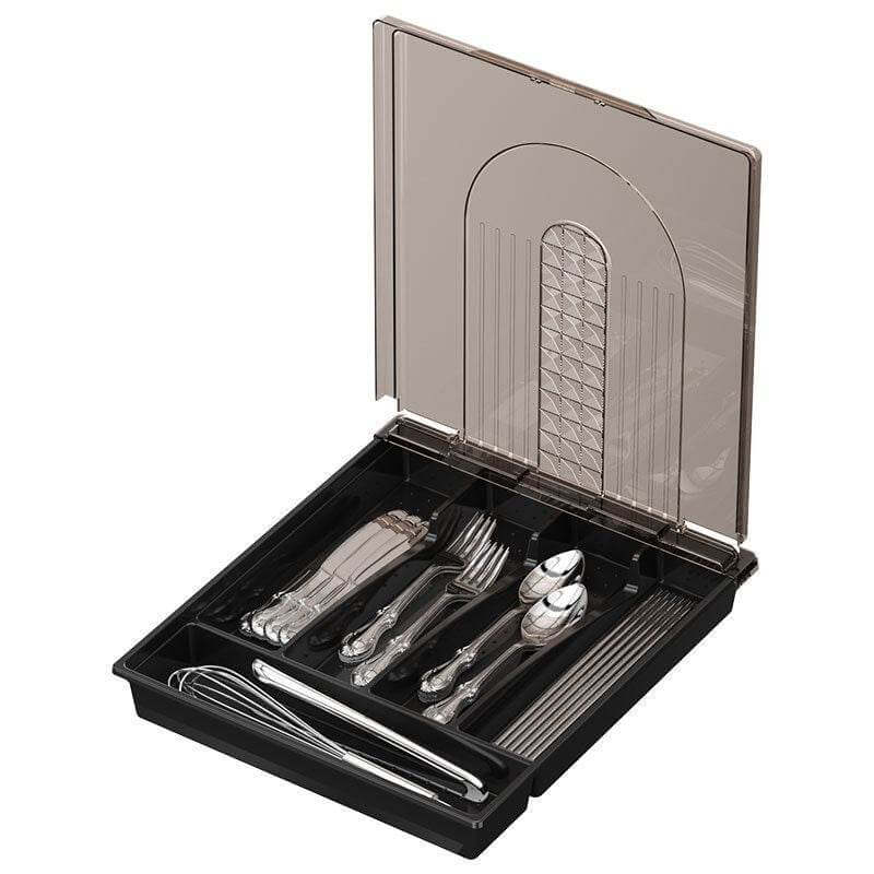 Tableware Storage Box Dustproof With Cover Kitchen Gadgets - Gadget Aliens