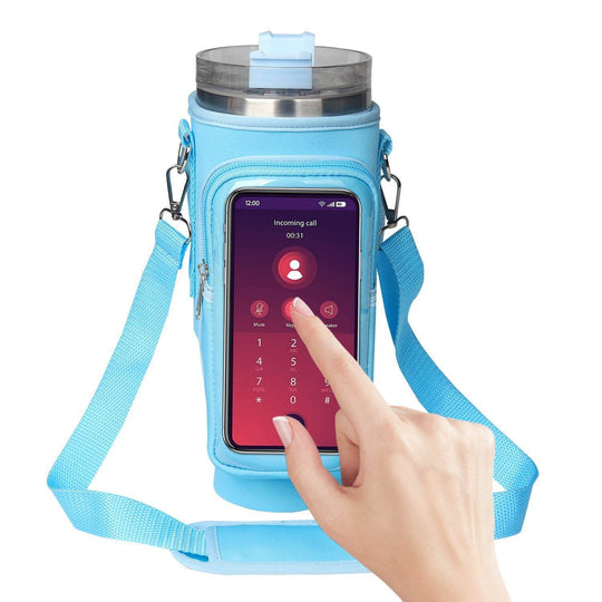 40oz Cup Cover Transparent Touch Screen Neoprene kitchen gadgets - Gadget Aliens 