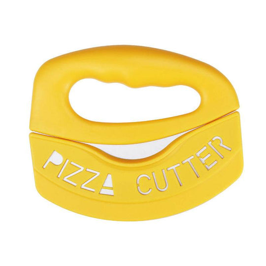 Stainless Steel Pizza Cutter With Protective Cover Kitchen Gadgets - Gadget Aliens 