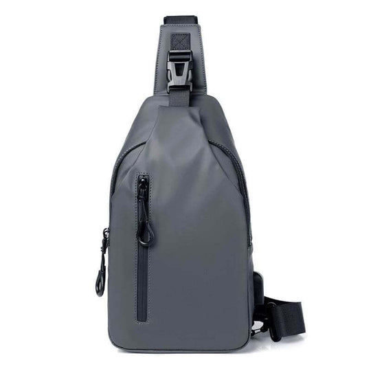 Black Sling Crossbody Backpack Shoulder Bag For Men Chest Bag - Gadget Aliens 