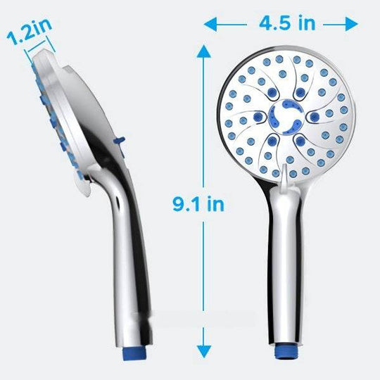 Handheld With 2 Gear Spray Gun 5 Gear Supercharged Shower - Gadget Aliens