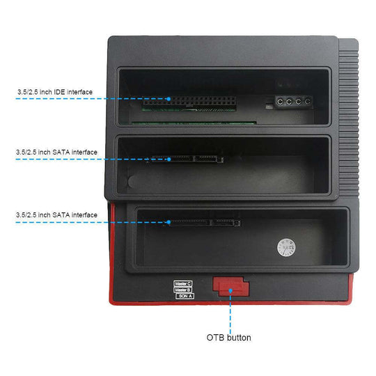 Hard Disk Box Clone Copy Backup Device - Gadget Aliens 