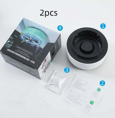 Smoke Removal Air Purification Ashtray Anion Purification Practical Automatic Purifier Ashtray Portable Gadgets For Car Ashtray - Gadget Aliens 