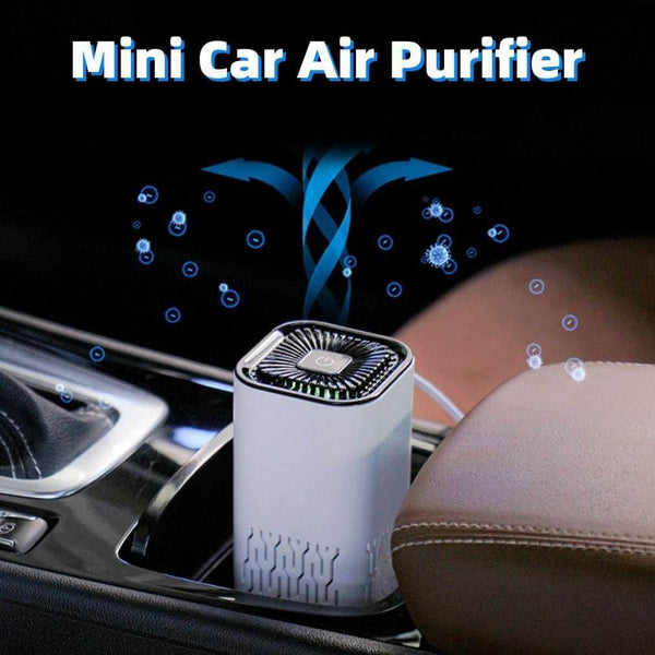 Car Air Purifier Portable Negative Ion Generator Remove Formaldehyde Dust Smoke Air Freshen Washer For Home Car - Gadget Aliens 