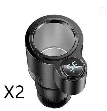 USAMS US-ZB160 Digital Display Smart Car Heating Cooling Cup Car Accessories - Gadget Aliens