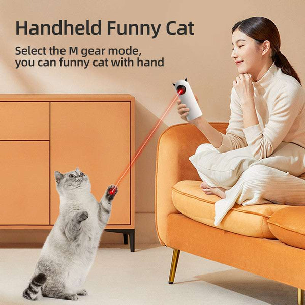Infrared Cat Teaser Toy – Automatic Laser Play for Pets | Gadget Aliens