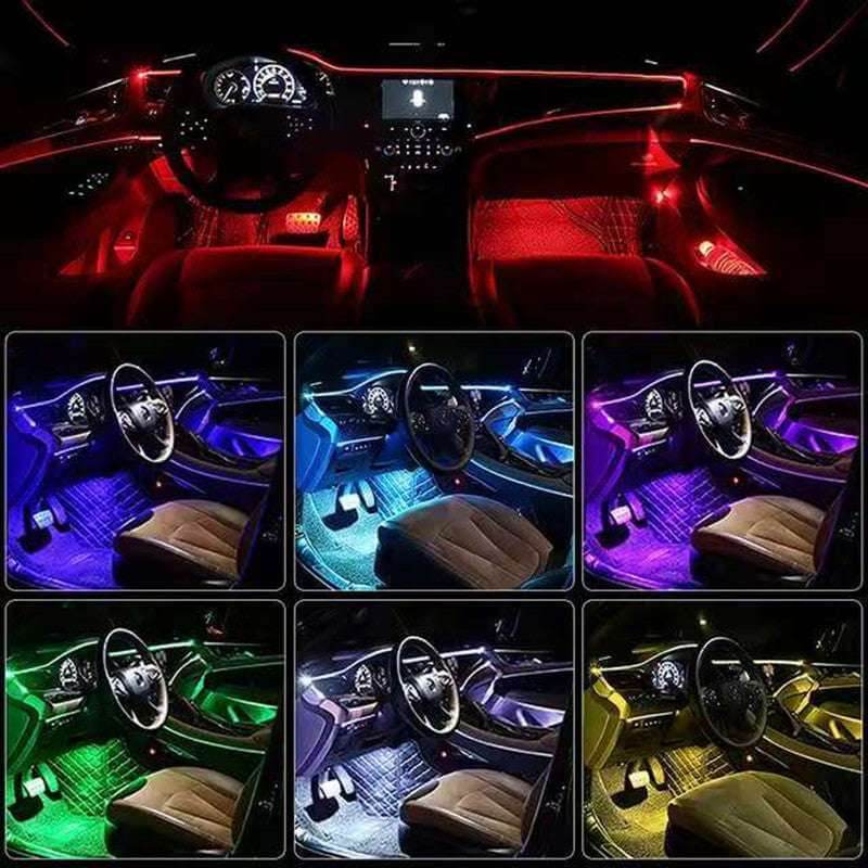 Car USB Atmosphere Light Modification Center Control Instrument Panel - Gadget Aliens