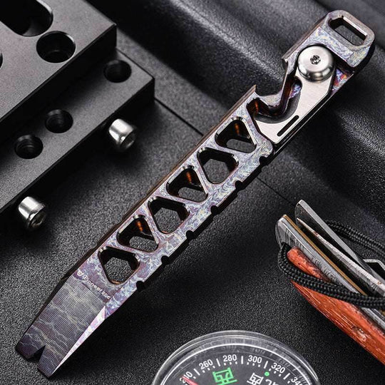 Titanium Crowbar Multifunctional Tools Outdoor Survival Gear - Gadget Aliens