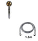 Propeller Driven Shower Head With Stop Button And Cotton Filter Turbocharged High Pressure Handheld Shower Nozzle - Gadget Aliens 