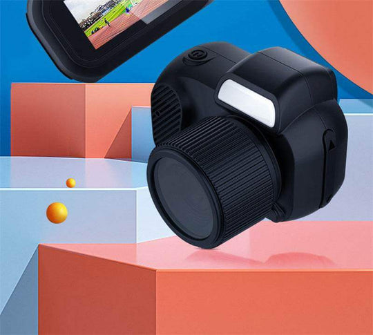 Retro Mini Camera With Screen Indoor Home Outdoor 1080p HD Portable Very Small Camera Video Support Holiday Gifts - Gadget Aliens 