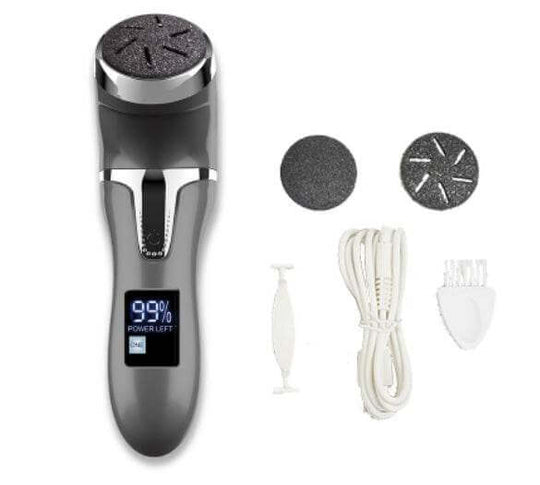 LCD Digital Display Electric Vacuum Cleaner Foot Scrubber Exfoliating Pedicure Beauty Supplies Gadgets - Gadget Aliens 