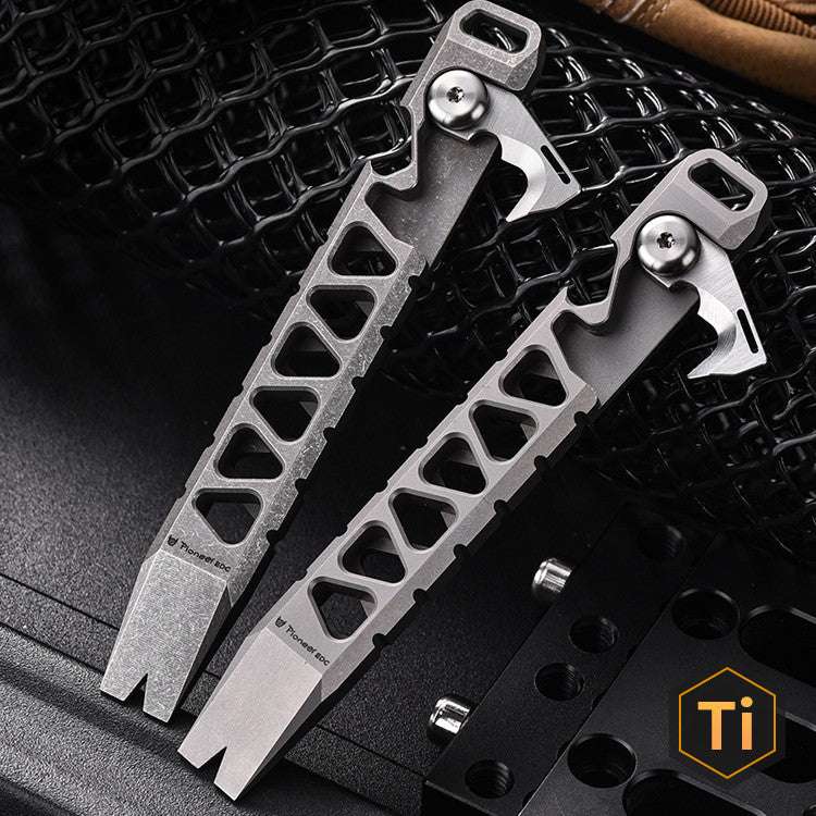 Titanium Crowbar Multifunctional Tools Outdoor Survival Gear