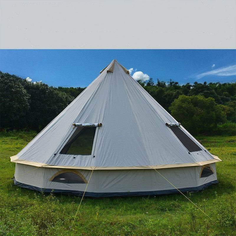 Yurt Tent Outdoor Camping Pyramid Chimney Sunscreen - Gadget Aliens