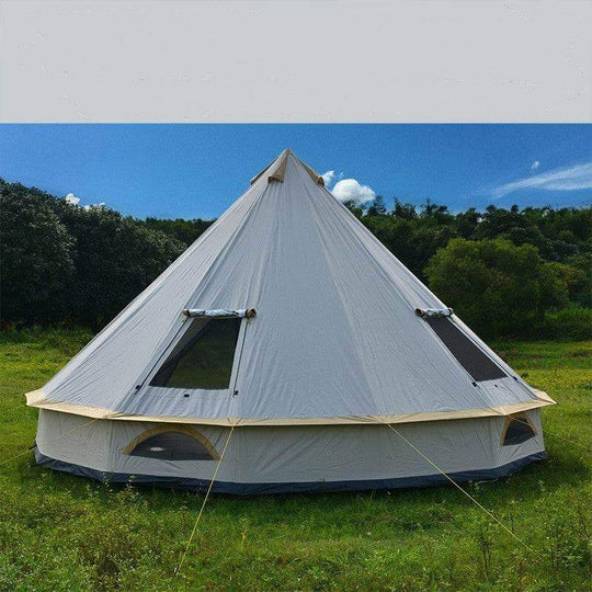 Yurt Tent Outdoor Camping Pyramid Chimney Sunscreen - Gadget Aliens