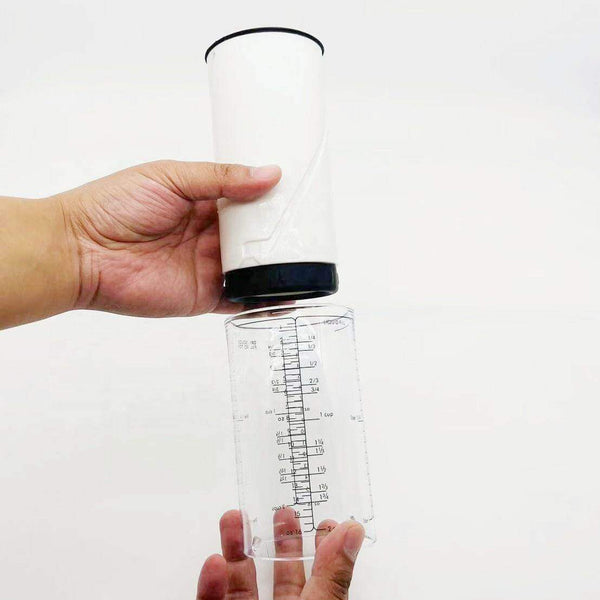 Plastic Rotating Adjustable Measuring Cups Kitchen Gadgets - Gadget Aliens 