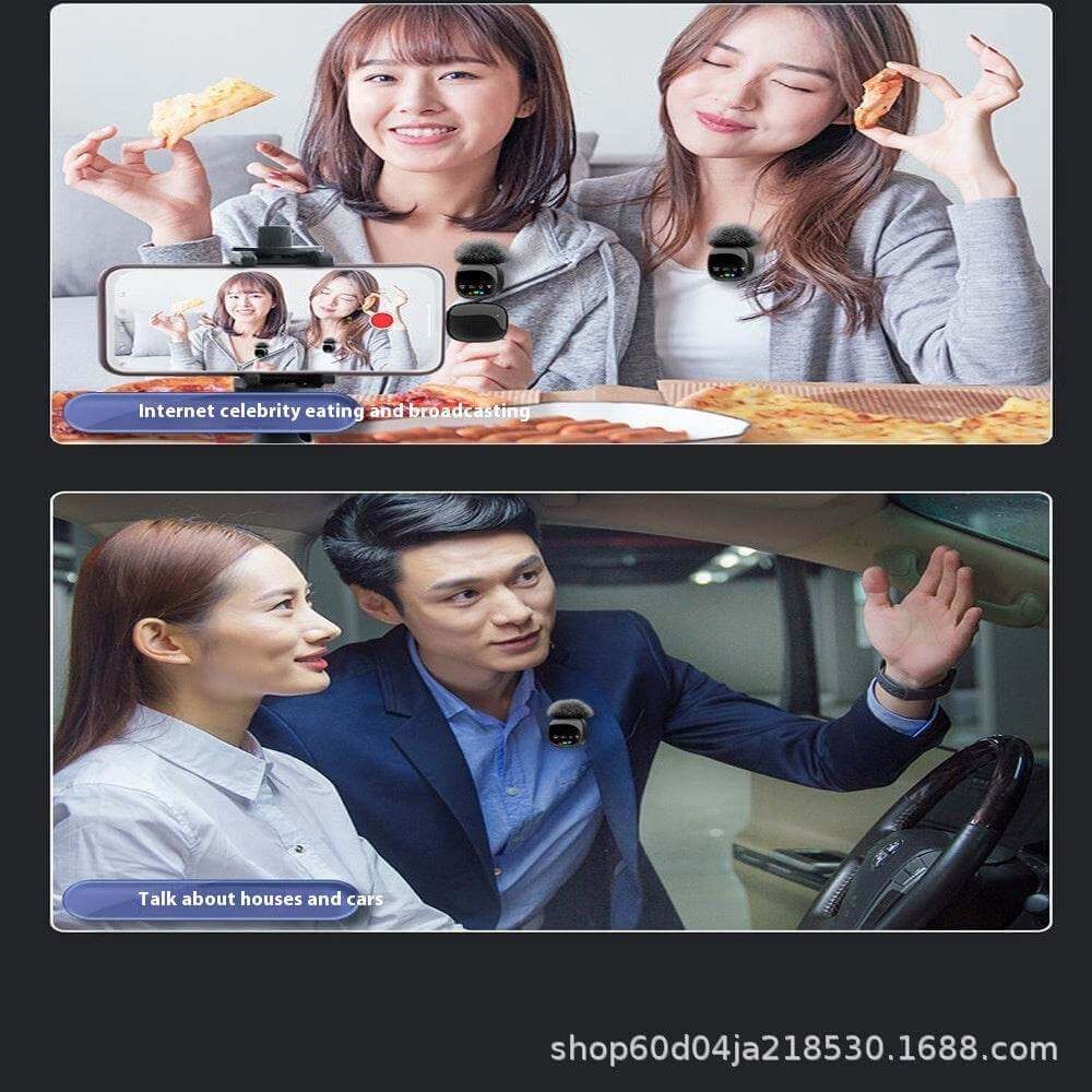 Wireless Microphone Bluetooth Accompaniment Comes With Reverb - Gadget Aliens